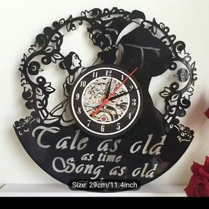 New Beauty and the beast 12" clock SHIPPING IS AVAILABLE
